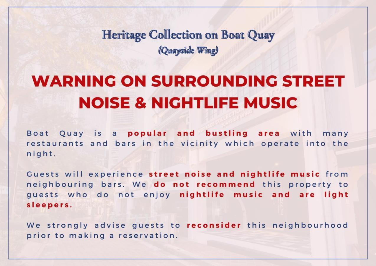 Heritage Collection On Boat Quay - Quayside Wing - A Digital Hotel Singapur Zewnętrze zdjęcie